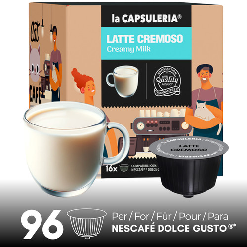 Cremige milch kapseln - milch,